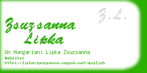 zsuzsanna lipka business card